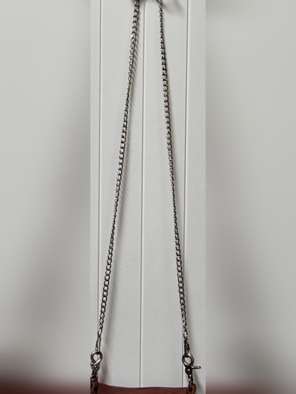 Silver Chain Bag Strap - NWOT